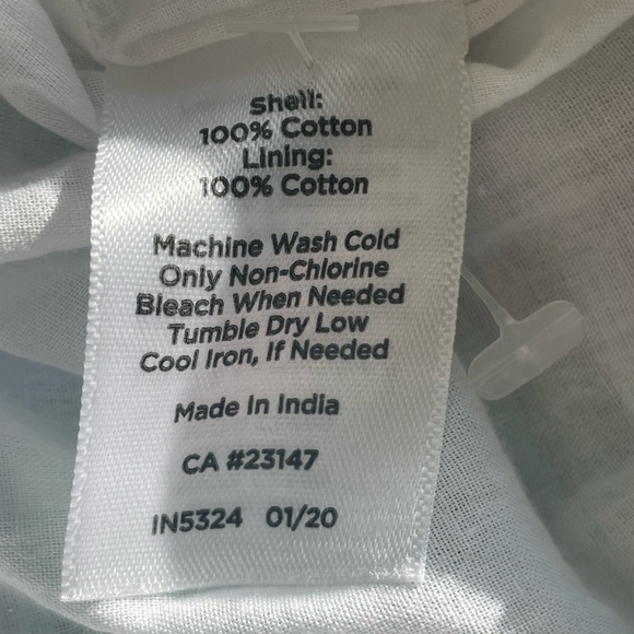 Talbots Cotton Blue/Green Plaid Shell.. like new .. Lg.. - Picture 4 of 8